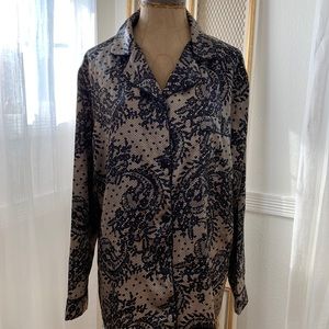 In Bloom Pipped Honeycomb Geometric Print Large